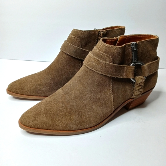 Lucky Brand Shoes - Lucky Brand Enitha Moss Green Booties